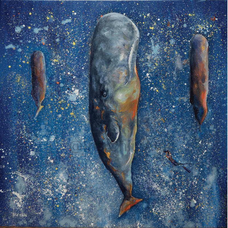 Iris Chiu painting